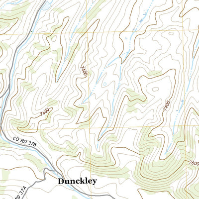United States Geological Survey Dunckley, CO (2022, 24000-Scale) digital map