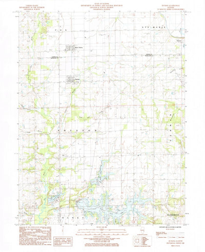 United States Geological Survey Dundas, IL (1985, 24000-Scale) digital map