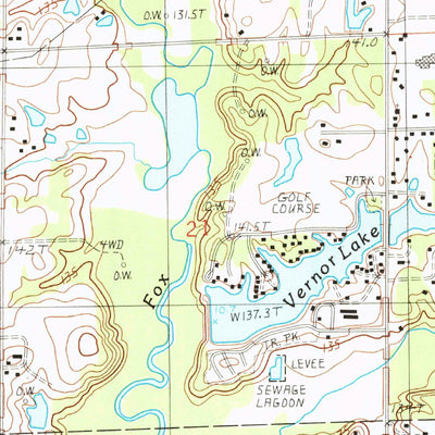 United States Geological Survey Dundas, IL (1985, 24000-Scale) digital map