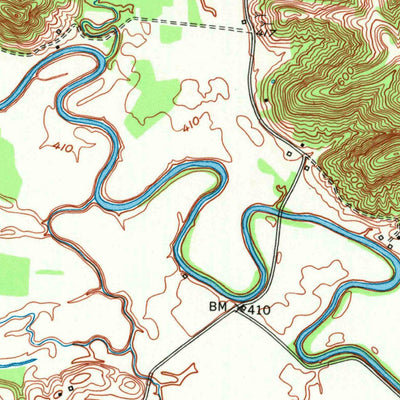 United States Geological Survey Dundee, KY (1953, 24000-Scale) digital map