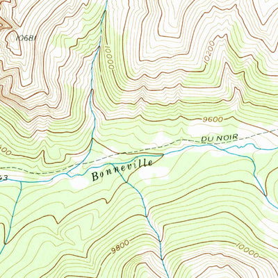 United States Geological Survey Dundee Meadows, WY (1956, 24000-Scale) digital map
