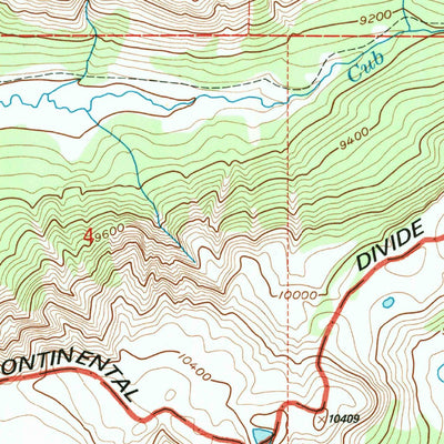 United States Geological Survey Dundee Meadows, WY (1991, 24000-Scale) digital map