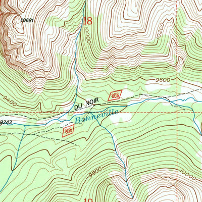 United States Geological Survey Dundee Meadows, WY (1991, 24000-Scale) digital map