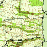 United States Geological Survey Dundee, NY (1943, 31680-Scale) digital map
