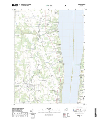 United States Geological Survey Dundee, NY (2023, 24000-Scale) digital map