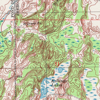 United States Geological Survey Dundee, WI (1999, 24000-Scale) digital map