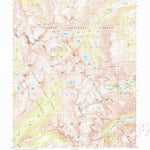 United States Geological Survey Dunderberg Peak, CA (1990, 24000-Scale) digital map