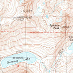 United States Geological Survey Dunderberg Peak, CA (1990, 24000-Scale) digital map