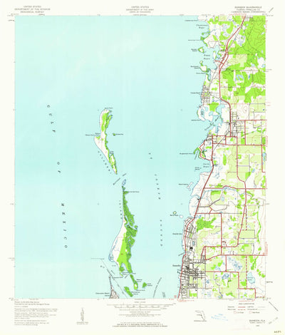 United States Geological Survey Dunedin, FL (1943, 24000-Scale) digital map