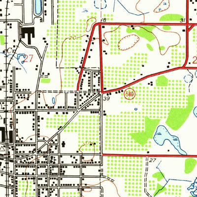 United States Geological Survey Dunedin, FL (1943, 24000-Scale) digital map