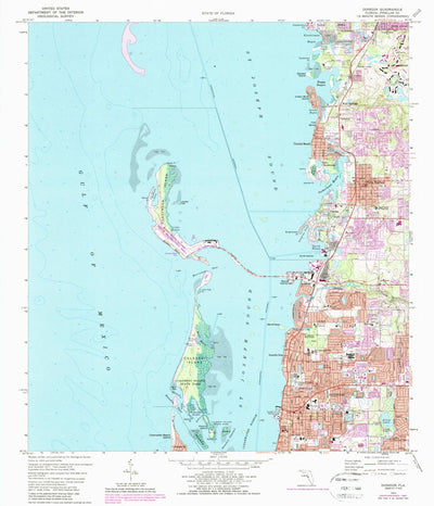 United States Geological Survey Dunedin, FL (1974, 24000-Scale) digital map