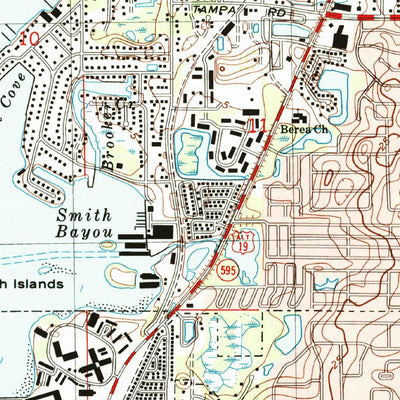 United States Geological Survey Dunedin, FL (1998, 24000-Scale) digital map