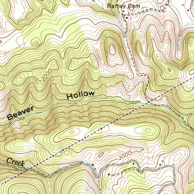 United States Geological Survey Dungannon, VA (1957, 24000-Scale) digital map