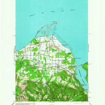 United States Geological Survey Dungeness, WA (1938, 62500-Scale) digital map