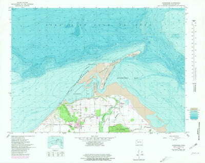 United States Geological Survey Dungeness, WA (1956, 24000-Scale) digital map