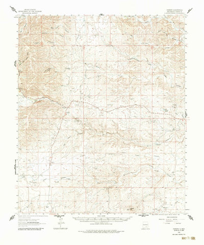 United States Geological Survey Dunken, NM (1962, 62500-Scale) digital map
