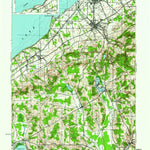 United States Geological Survey Dunkirk, NY (1943, 62500-Scale) digital map