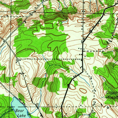 United States Geological Survey Dunkirk, NY (1943, 62500-Scale) digital map