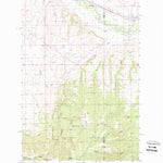 United States Geological Survey Dunkleberg Creek, MT (1989, 24000-Scale) digital map