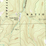 United States Geological Survey Dunkleberg Creek, MT (1989, 24000-Scale) digital map