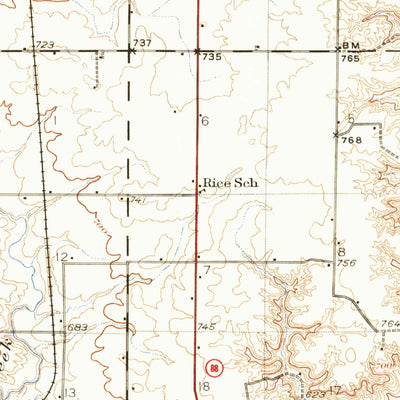 United States Geological Survey Dunlap, IL (1933, 62500-Scale) digital map