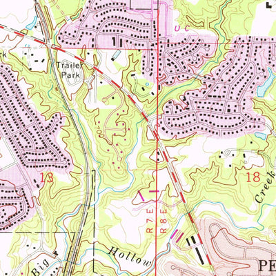 United States Geological Survey Dunlap, IL (1971, 24000-Scale) digital map
