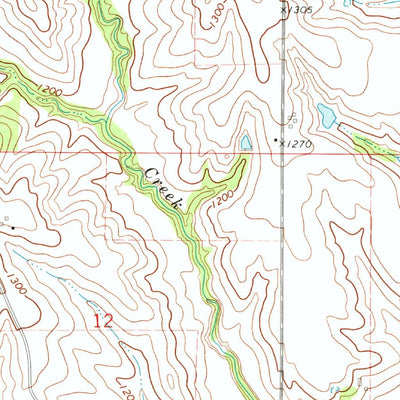 United States Geological Survey Dunlap NE, IA (1971, 24000-Scale) digital map