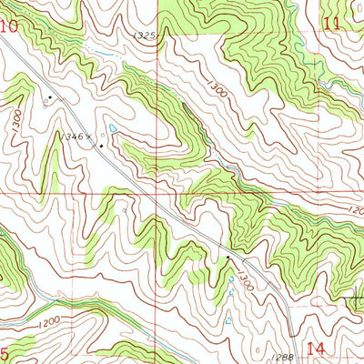 United States Geological Survey Dunlap NE, IA (1971, 24000-Scale) digital map