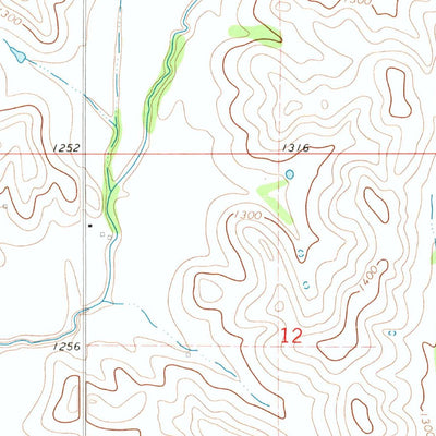 United States Geological Survey Dunlap NW, IA (1971, 24000-Scale) digital map
