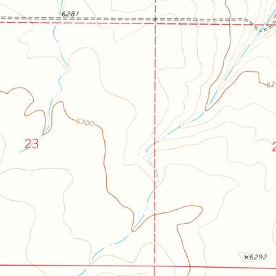 United States Geological Survey Dunlap Ranch, NM (1978, 24000-Scale) digital map