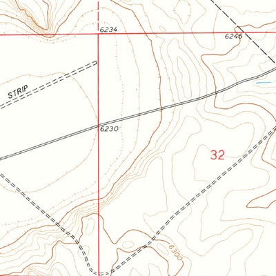 United States Geological Survey Dunlap Ranch, NM (1978, 24000-Scale) digital map