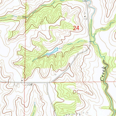 United States Geological Survey Dunlap SW, IA (1971, 24000-Scale) digital map