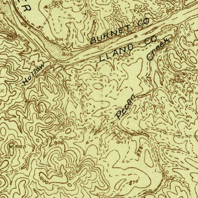 United States Geological Survey Dunman Mountain, TX (1931, 48000-Scale) digital map