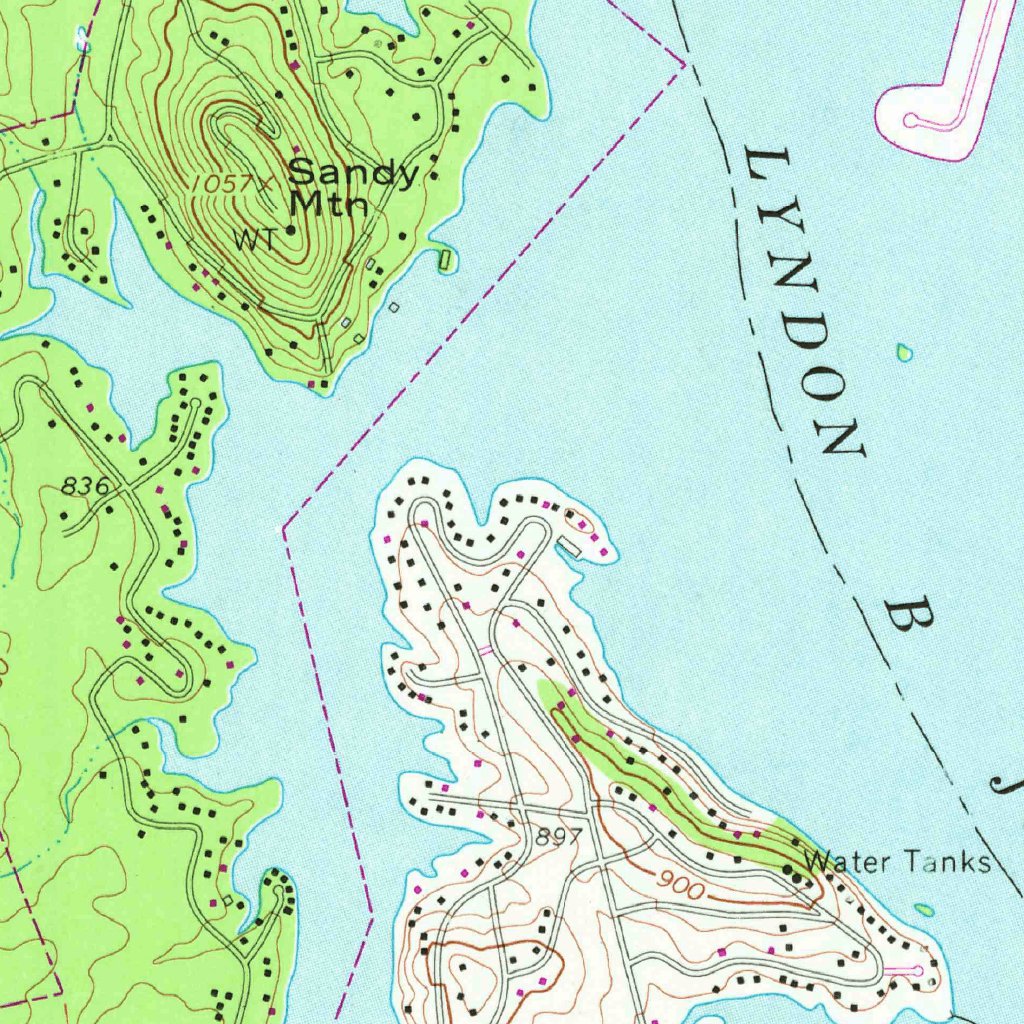 Dunman Mountain, TX (1967, 24000-Scale) Map by United States Geological ...