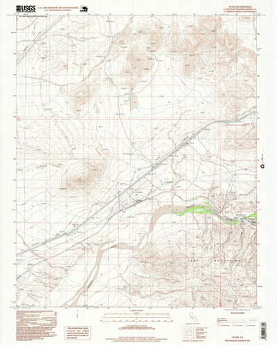 United States Geological Survey Dunn, CA (1996, 24000-Scale) digital map