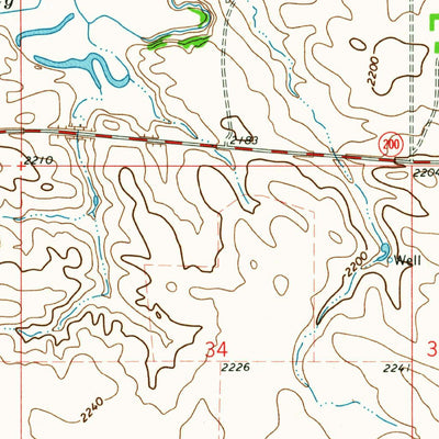 United States Geological Survey Dunn Center, ND (1973, 24000-Scale) digital map