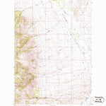 United States Geological Survey Dunn Creek, MT (1986, 24000-Scale) digital map