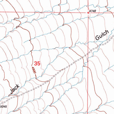 United States Geological Survey Dunn Creek, MT (1996, 24000-Scale) digital map