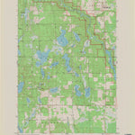 United States Geological Survey Dunn Lake, WI (1982, 24000-Scale) digital map