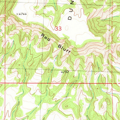 United States Geological Survey Dunn Mountain South, MT (1980, 24000-Scale) digital map