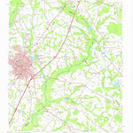 United States Geological Survey Dunn, NC (1973, 24000-Scale) digital map