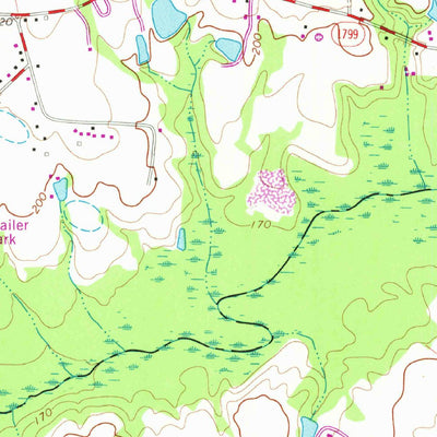 United States Geological Survey Dunn, NC (1973, 24000-Scale) digital map