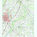 United States Geological Survey Dunn, NC (1997, 24000-Scale) digital map