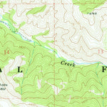 United States Geological Survey Dunnigan Creek, ID (1969, 24000-Scale) digital map