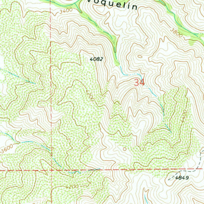 United States Geological Survey Dunnigan Creek, ID (1969, 24000-Scale) digital map