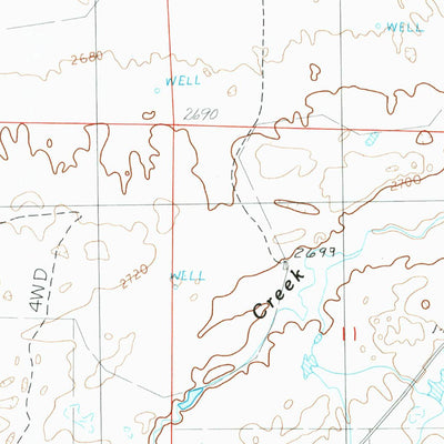United States Geological Survey Dunning SW, NE (1986, 24000-Scale) digital map
