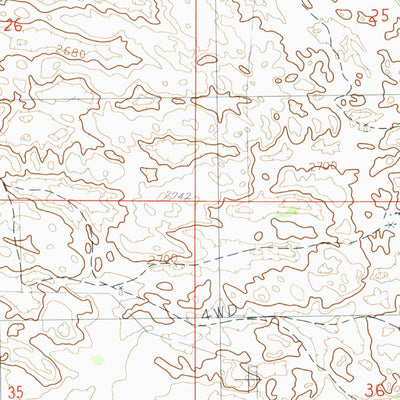 United States Geological Survey Dunning SW, NE (1986, 24000-Scale) digital map