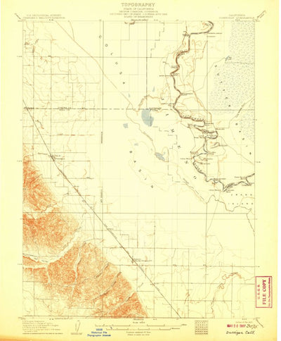 United States Geological Survey Dunningan, CA (1907, 62500-Scale) digital map