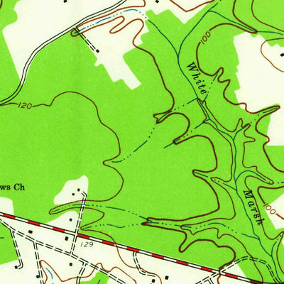 United States Geological Survey Dunnsville, VA (1944, 24000-Scale) digital map
