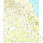 United States Geological Survey Dunnsville, VA (1968, 24000-Scale) digital map